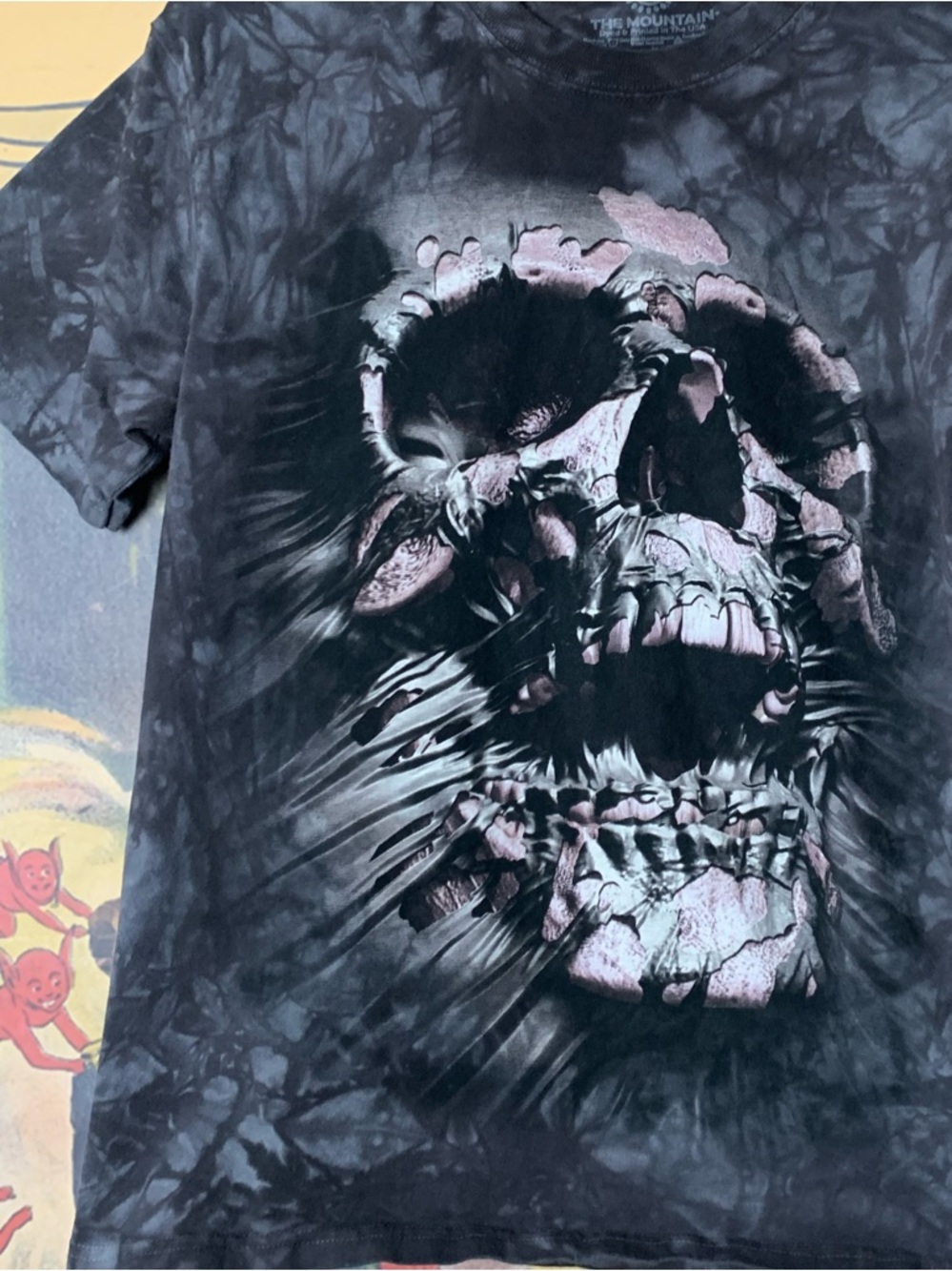 The Mountain Skull Tie-Dye Graphic T-Shirt